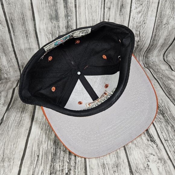 Vintage Texas Longhorns Hat Cap Size 6 7/8 Fitted Tow Top Of The World Cap Texas - Picture 5 of 9